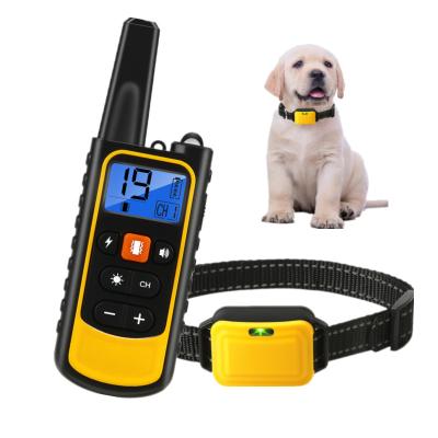 China Sustainable Wireless Remote Pet Dog Anti Barking Collar Waterproof Training Collar for sale