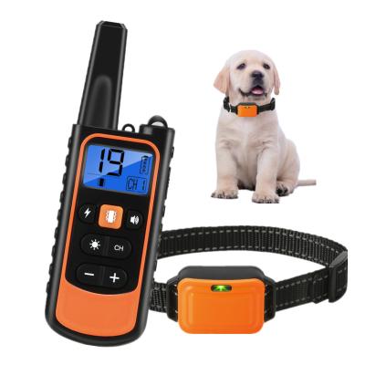 China Sustainable Range 800m Anti Barking Vibration Wireless Dog Training Collar for sale