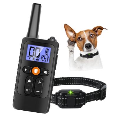 China Durable Waterproof Anti Bark Collar IP67 Vibration Pet Dog Remote Training Collar for sale