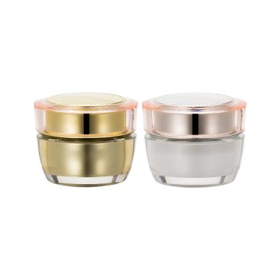 China Face Cream Cosmetic Jar Acrylic Plastic Cosmetic Jar for sale