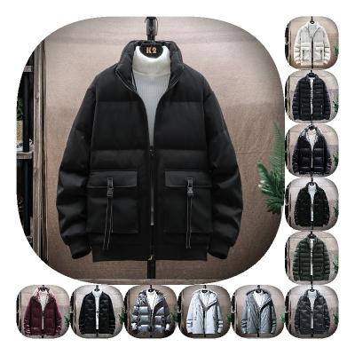 China 2022 High Quality Men's Casual Bomber Jacket Winter New Men's Striper Jacket Waterproof Stand Collar for sale