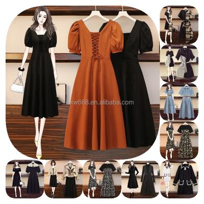 China Fashion High-end Temperament Autumn Anti-wrinkle Autumn New Women's Chiffon Skirt French Women's Chiffon Skirt Korean for sale