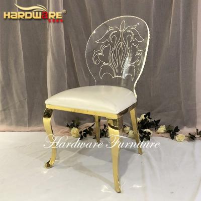 China Modern Led Furniture Led Table Use Wedding Glowing Acrylic LED Chairs With Cushions for sale