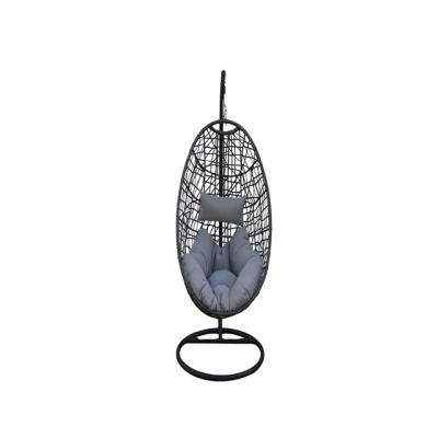 China Eco-freindly Audu Patio Single Person Rattan Garden Swing Chair for sale