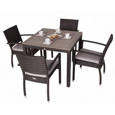 China Eco-freindly Audu Waterproof Dining Table Set, Waterproof Material Dining Table Set for sale