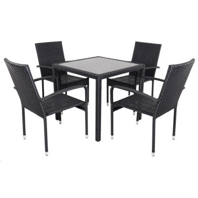 China Eco-freindly Audu Royal Dining Table Set /5 Pieces Royal Dining Table Set for sale