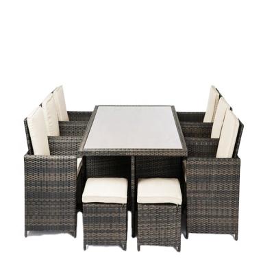 China Eco-freindly Audu 12 Seater Cube Set Aluminum Outdoor Furniture for sale