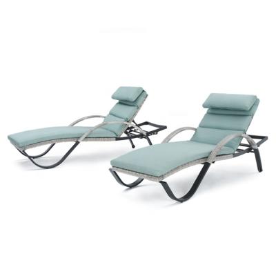 China Eco-freindly Audu Leisure Double Man Poolside Portable Beach Sun Sofa for sale