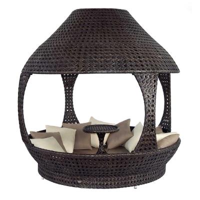 China Eco-freindly Audu Rattan Daybed Outdoor Furniture Garden Furniture for sale