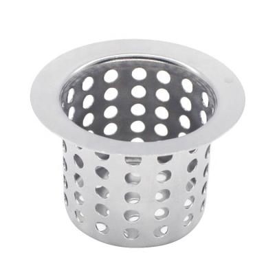 China Hot Sales Strainer Strainer Kitchen Bathroom Sink Drain Basket Filter Hair Catcher for sale