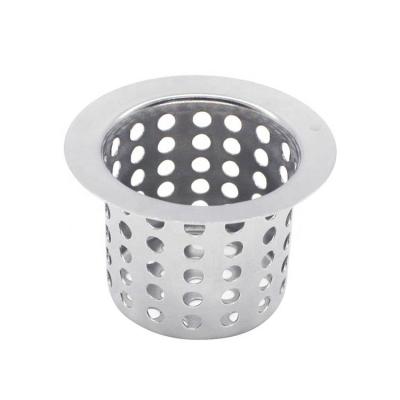 China Plastic Strainer Stainless Steel Filter Shower Drain Base Filter Tub Hair Catcher for sale