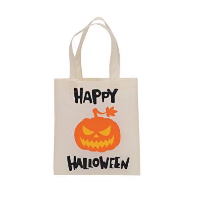 China Custom Nonwoven Glitter Shopper Multifunctional Folding TRICK OR TREAT BAG Canvas Bag For Shopping for sale