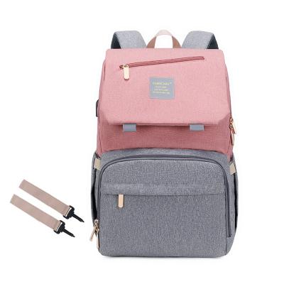 China Premium Water Resistant OEM Glitter Small Diaper Backpack Baby Bag for sale