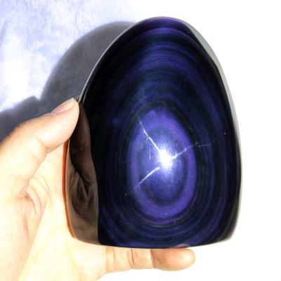 China Wholesale Europe Rainbow Obsidian Stand Beautiful For Decoration for sale