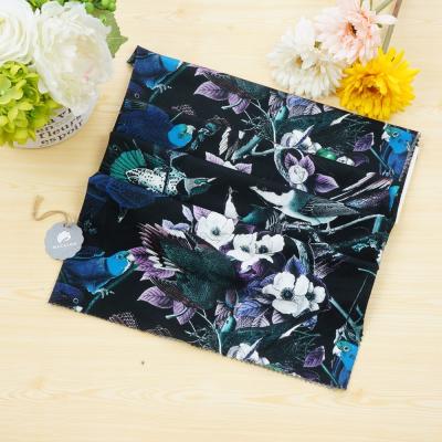 China Custom low moq digital print Shrink-resistant on mercerized cotton fabric for sale