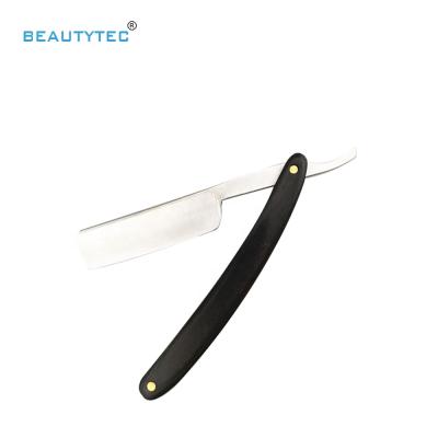 China Black Blade Single Handle Pointed Blade Professional Classic Razor Barber Shaving Razor for sale