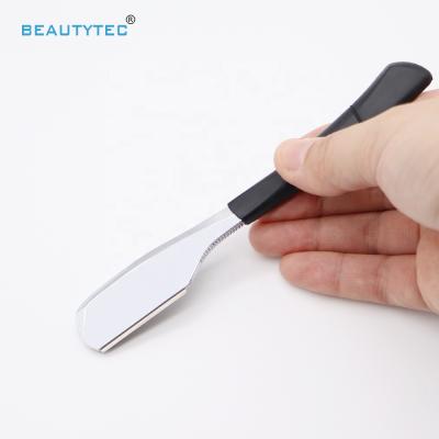 China Single Blade R2S Mirror Polish Cutting Throat Shaving Stainless Steel Straight Shavette Disposable Safty German Barber Razor for sale