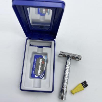 China Single Blade Hot Cutting Throat Shaving Razor Handle Barber Safty Shaving Razor for sale