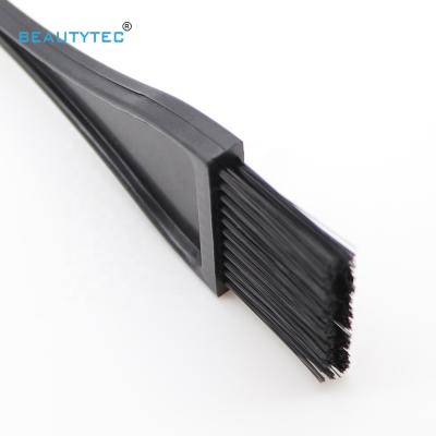 China Cheap Wholesale Waterproof Professional Black Plastic Cosmetic Hairdressing Comb Hair Treatment Brush For Salon for sale