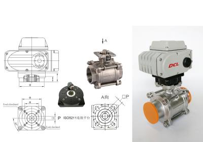 中国 保護球弁AC380V 9Kgのコンパクトのアクチュエーターにトルクを過剰に与えて下さい 販売のため