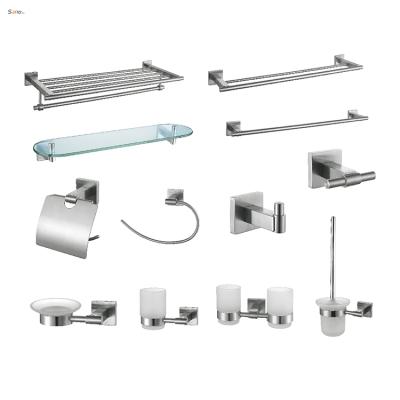 China Sustainable Stainless Steel Bathroom Accessories Set And Luxury Bathroom Accessories for sale