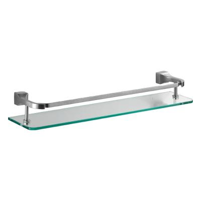 China Sustainable High Quality Wholesale 304 Stainless Steel Hotel Bathroom Wall Mounted Shelf for sale