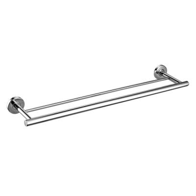 China Contemporary Simple Design Wall Mount Stainless Steel Bathroom Hardware Towel Racks Accessories for sale