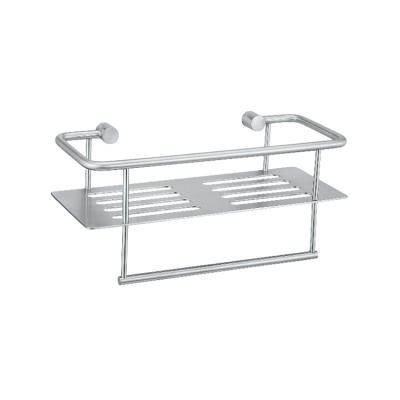 China High Quality Viable Polishing Shower Organizer Cart Basket Bathroom Shelf Stainless Steel Bath Rack for sale