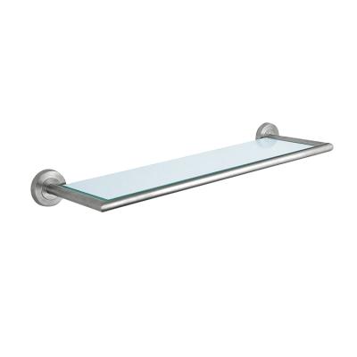 China Hotel Bathroom Accessories 304 Stainless Steel Bathroom Shelf Toilet Sustainable High Quality Towel Clothes Rack for sale