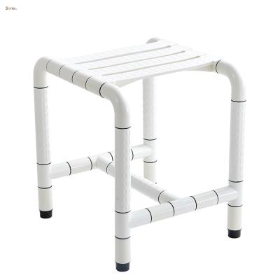 China Modern High Quality Folding Fittings Anti-bacteria Bathroom Toilet Shower Bench Disabled Folding Chair for sale