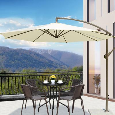 China Modern HOT UV Sun Protection Clothe Parasols Patio Umbrella Chinese Printed Garden Furniture Outdoor Living for sale