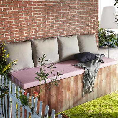 China Polyester Canvas Fabric Custom Waterproof 210D / 420D Folded Aluminum Sofa Chairs Cushion for sale