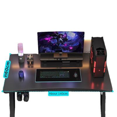 China Other Factory best-selling modern minimalist home metal frame rectangular computer desk for sale