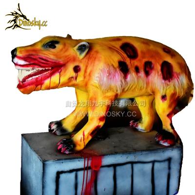 China Animated Changeable Theme Park Haunted House Props Horror Dog For Escape Room for sale