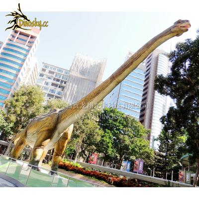 China Attractive long-necked animatronic theme park dinosaurs in outdoor shopping malls for sale