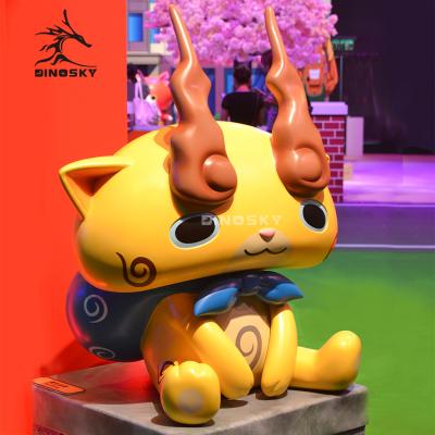 China Entertainment Fiberglass Cartoon Character Sculptures Decoration for sale