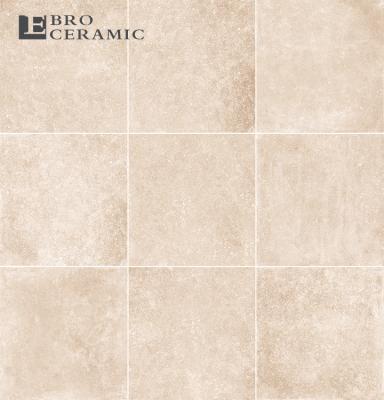 China Exterior Tiles 24x24 Rustic Beige Color Cement Matte Stone Look Full Body Porcelain Chinese Rustic Ceramic Tiles 600x600 Porcelain for sale