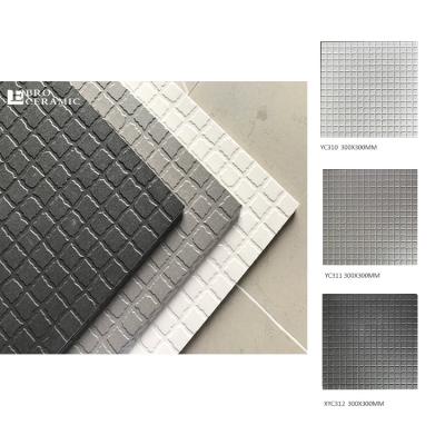 China Rustic Full Body Tiles 300x300 Anti Slip Bathroom Floor Tile 300x300 Homogeneous Anti Silp Rate R11 Porcelain Floor Tile In White Color Bathroom Floor Tile for sale