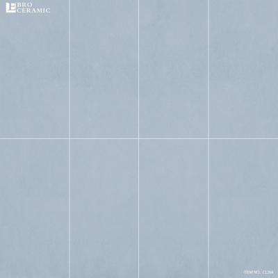 China Rustic tiles light blue color cement tiles wholesale price kitchen wall tiles natural matte porcelain floor tileC1264 for sale