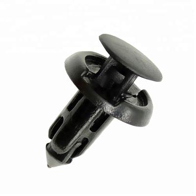 China Bumper / Fender Inner Liner Panel 8MM Car Vehicle Bumper Clips Black Plastic Buckle Trim Fastener Car Door Clips Clips Fixed Clips To flange spring for sale