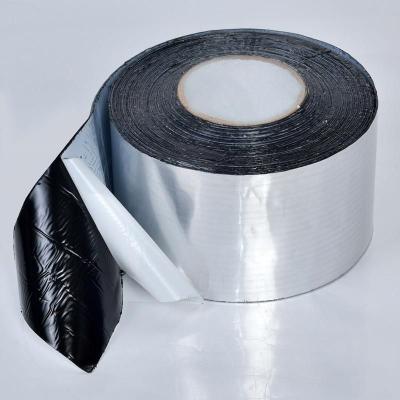 China Cintas de sellador de caucho butílico de aluminio a prueba de agua para el tubo / metal / toldo de RV en venta