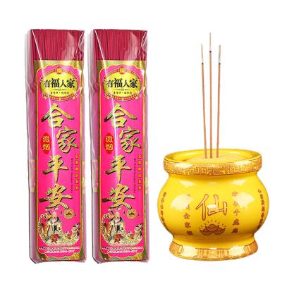 China Wholesale Chinese Red Floral Incense Incense Sticks Sandalwood Kaori Agarbatti Agarbatti Stick Bakhoor Oud Stain Insense Wooden Holder for sale