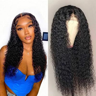 China Human Hair Lace Frontal Wig Customized Logo dropshipping 100% hd swiss curly human hair brazilian hair wholesale wigs 360 lace frontal wigs with baby hair for sale