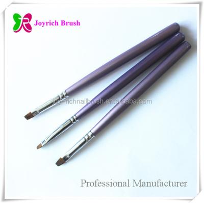 China NAIL Kolinskypurple Painting Nail Supplies Wood Nail Brush Gel Nail Surgical Brush for sale