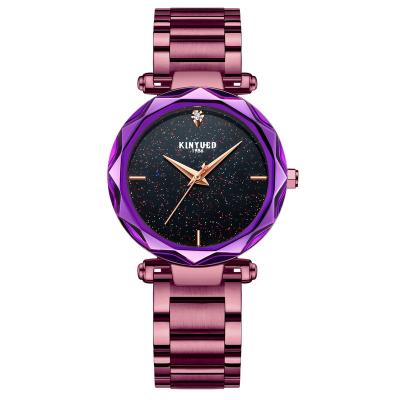 China High Quality Factory Price Auto Date Metal KINYUED Custom Design Waterproof 30M Watch Quartz Women Wrist Watch for sale