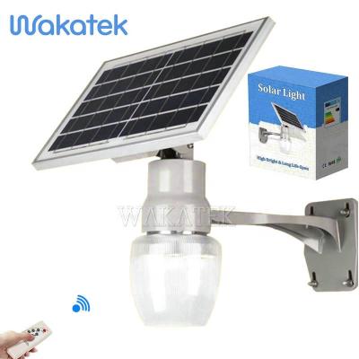 China ROAD WAKATEK Solar Outdoor 10W Good Quality Led Solar Garden Light Outdoor Solar Light for sale