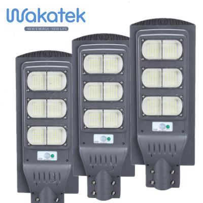 China Residential WAKATEK SOLAR Solar Power Outdoor All In One 90W Solar Led Street Light for sale