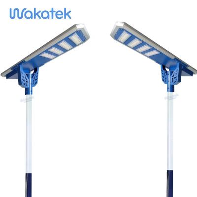 China ROAD WAKATEK 60W Solar Integrated LED Outdoor Solar Street Lights Led Solar Light Solar Street Light for sale