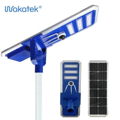 China SOLAR ROAD WAKATEK all in one wifi solar camera cctv 4g solar street lights for sale