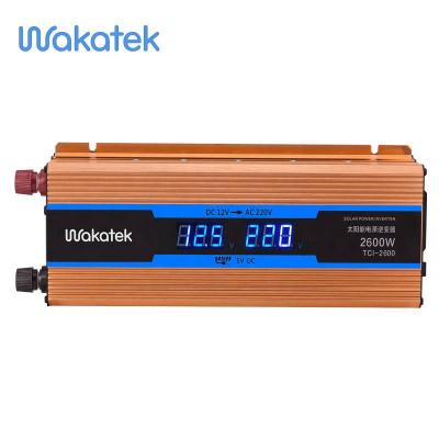 China DC-AC WAKATEK 24/48/60V Car Sine Wave Solar Power Inverter 700w Modified Inverter for sale